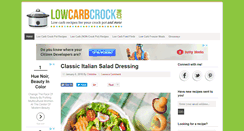Desktop Screenshot of lowcarbcrock.com